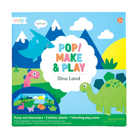 pop! make and play activity scene - Dino land OOLY