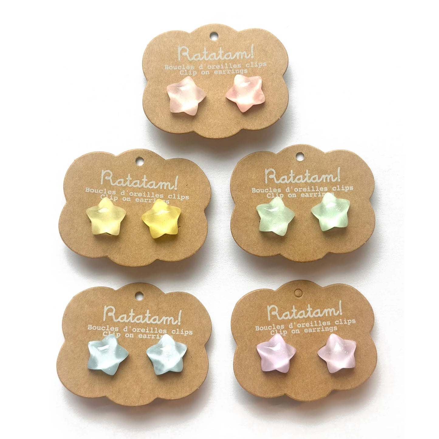 star clip-on earrings Ratatam!