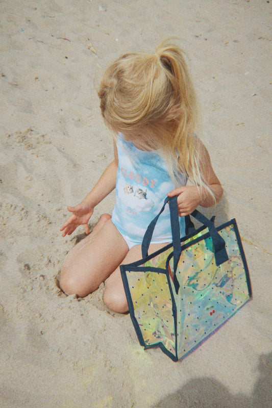 Konges Slojd Beach Bag - Navy Dot