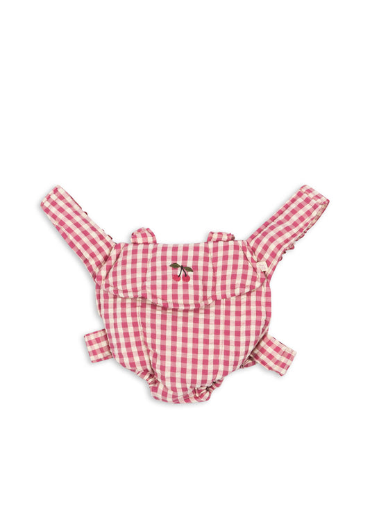 KS105332 Doll Carrier - Bubblegum Check