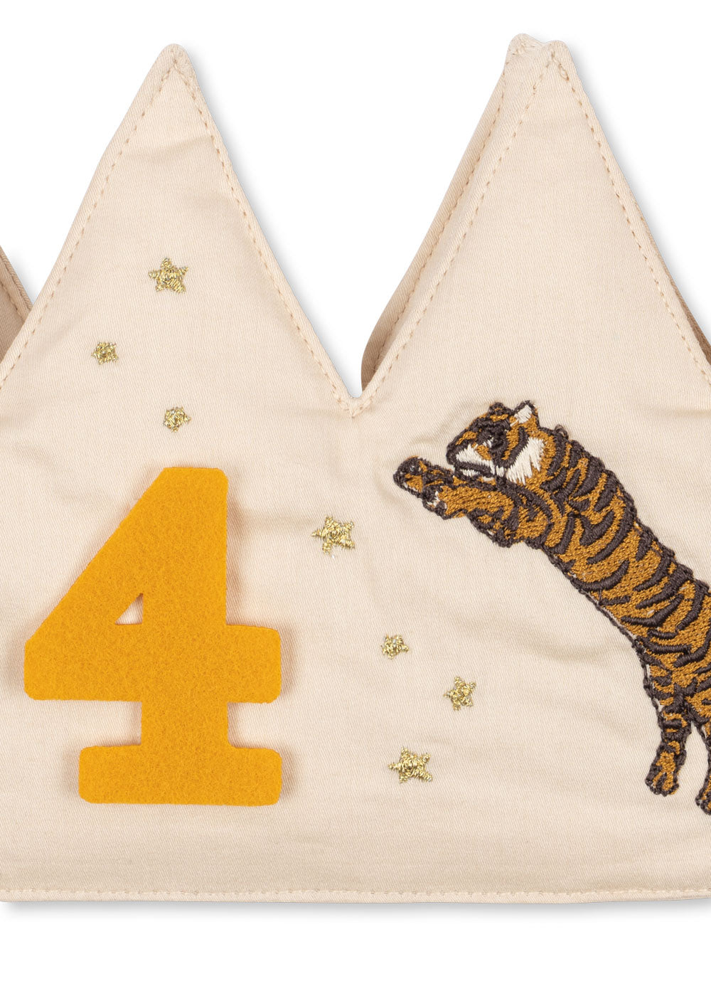 Birthday Crown Glitter - Tiger - Konges Slojd