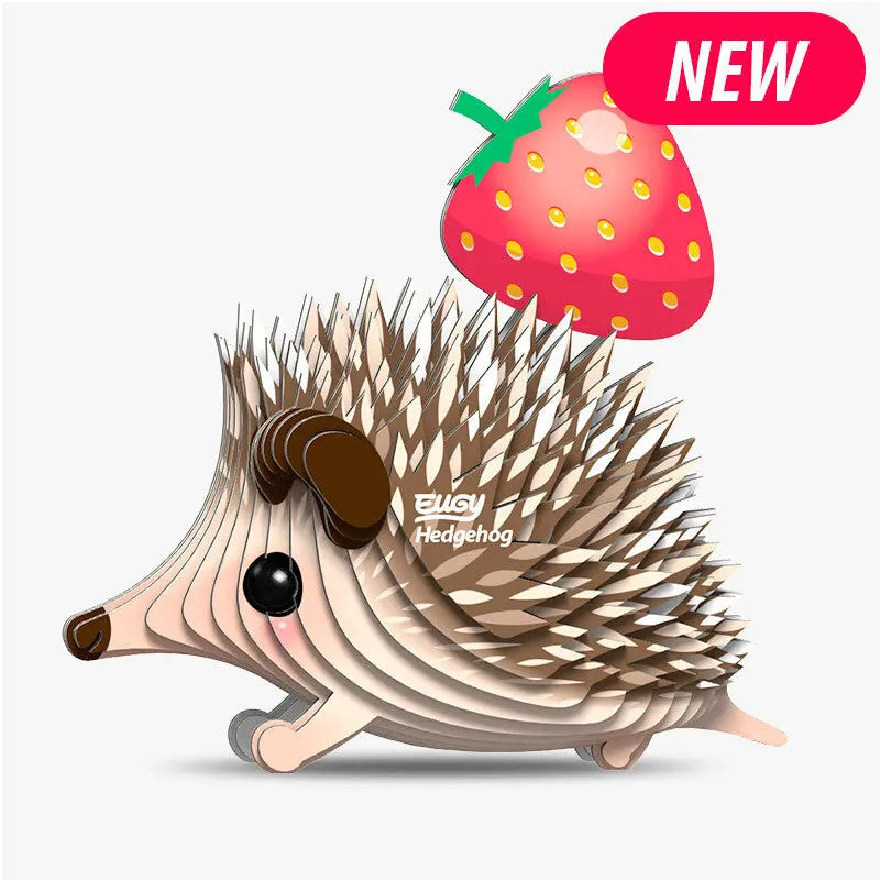 026 Hedgehog - 3D Cardboard Model Kit Dam