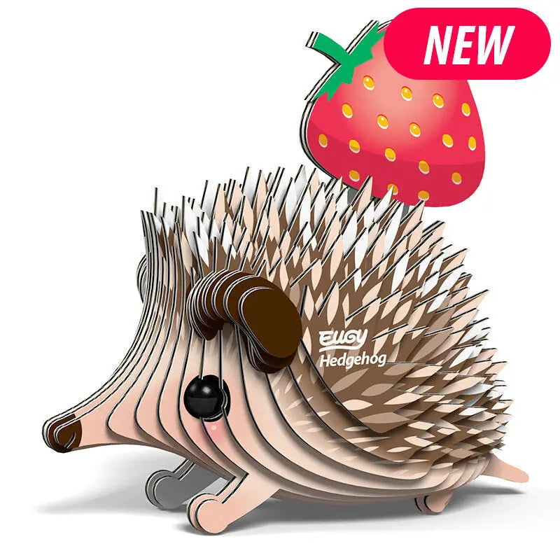 026 Hedgehog - 3D Cardboard Model Kit Dam
