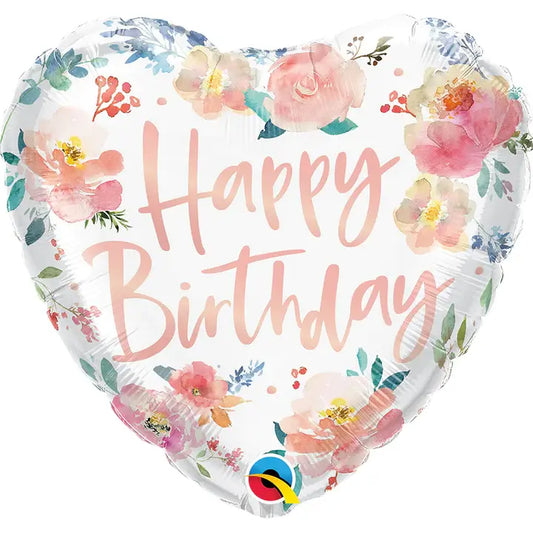 18 inch BIRTHDAY WATERCOLOR ROSES thepartyville