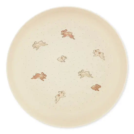 2 Pack Plate Cherry/Petit Lapin Konges Slojd