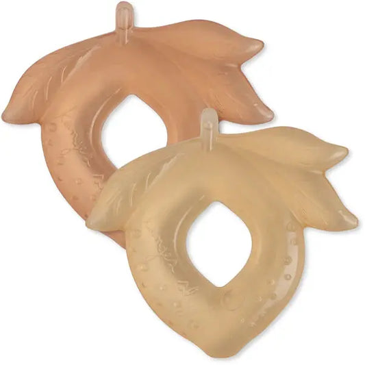 2 pack lemon cooling teethers - Blush Mix Konges Slojd