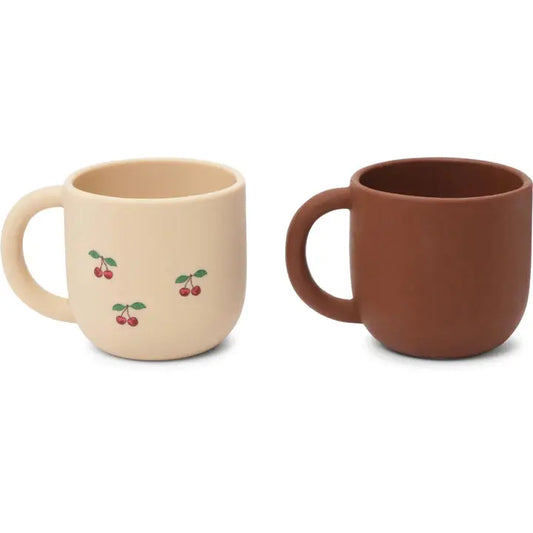 2 pack silicone cup set - Cherry Konges Slojd