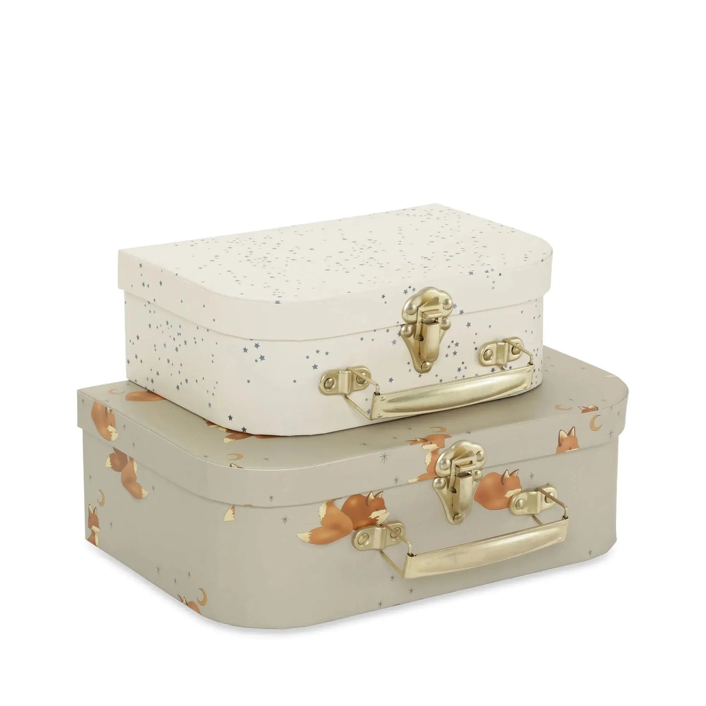 2 pack suitcase - foxie/etoile bleu Konges Slojd