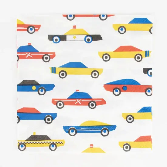 20 Car Napkins My Little Day