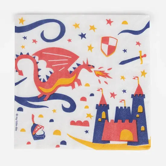 20 knight napkins My Little Day