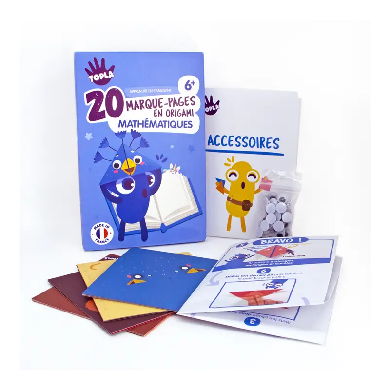20 marque-pages en origami - Mathematiques thepartyville
