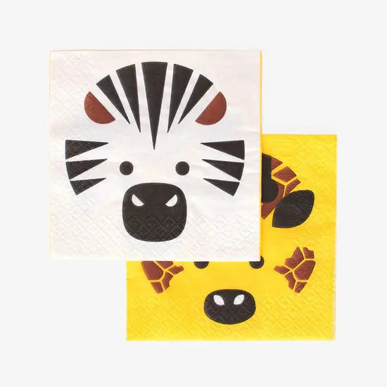 20 safari napkins My Little Day
