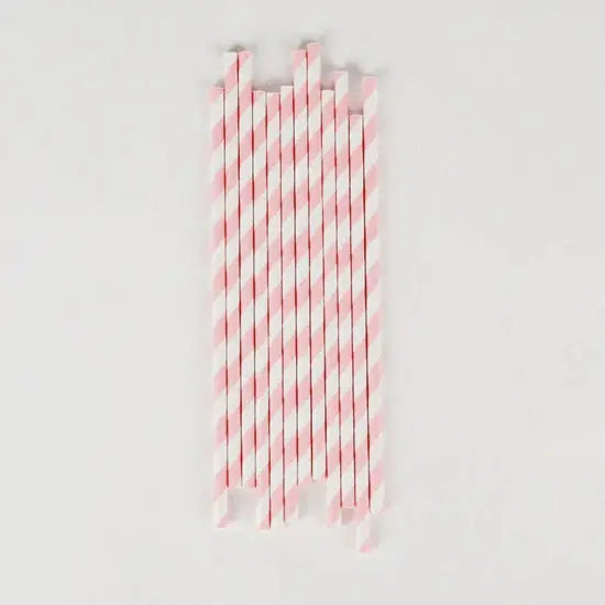 25 Straws - Light pink stripes My Little Day