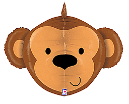 27" Dimensional Monkey balloon Foil