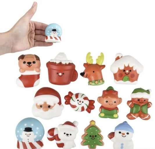 2" Christmas Squish Sticker Assortment La Luna Bella