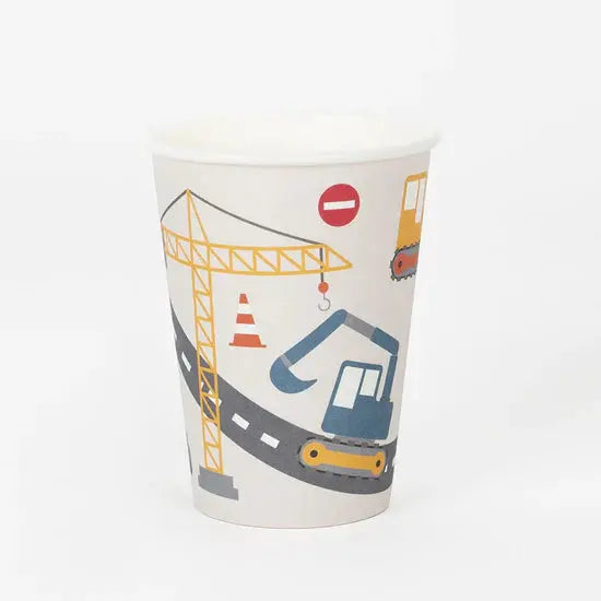 8 cups - construction site My Little Day