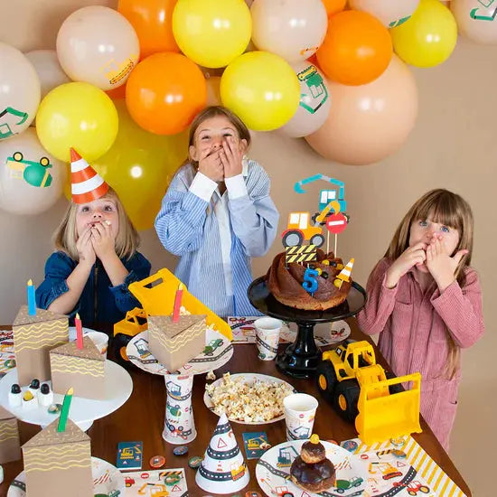 8 cups - construction site My Little Day