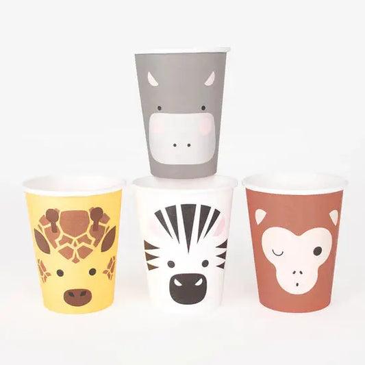 8 safari cups My Little Day