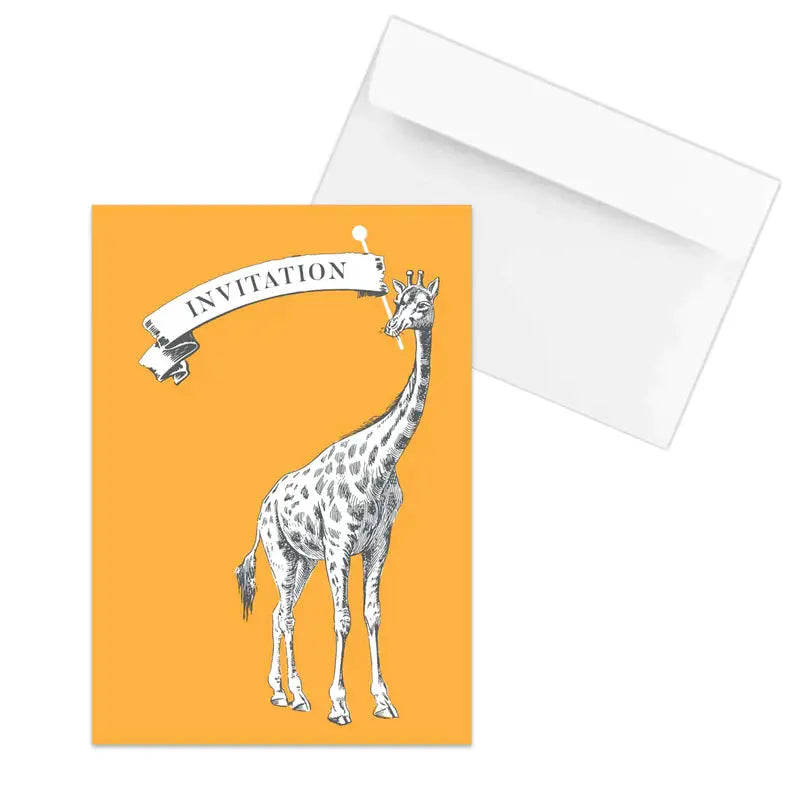 ANIMAL PARADE PARTY INVITATIONS MustardandGray