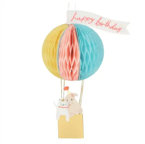 Air Balloon Happy Birthday Greeting Card Meri Meri