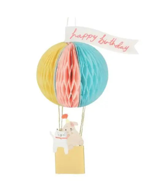 Air Balloon Happy Birthday Greeting Card Meri Meri