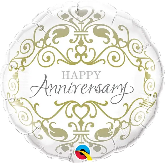 Anniversary Classic Foil Balloon qualatex