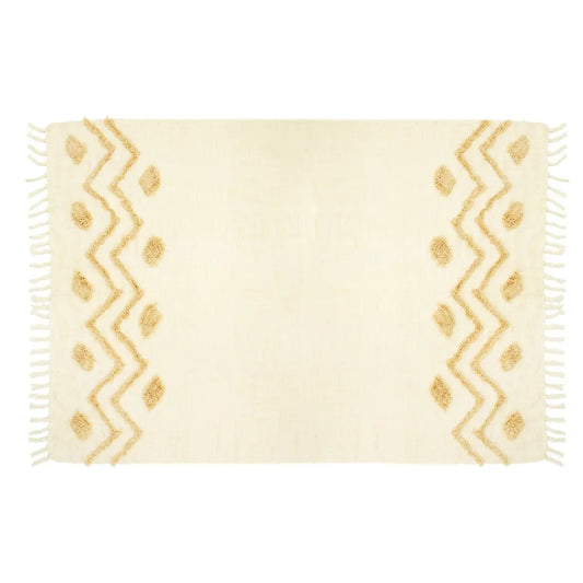 BLANCA TUFTED ZIGZAG THROW SASS AND BELLE