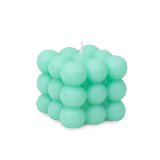 BUBBLES CANDLE GREEN MINT HF HELIO FERRETI