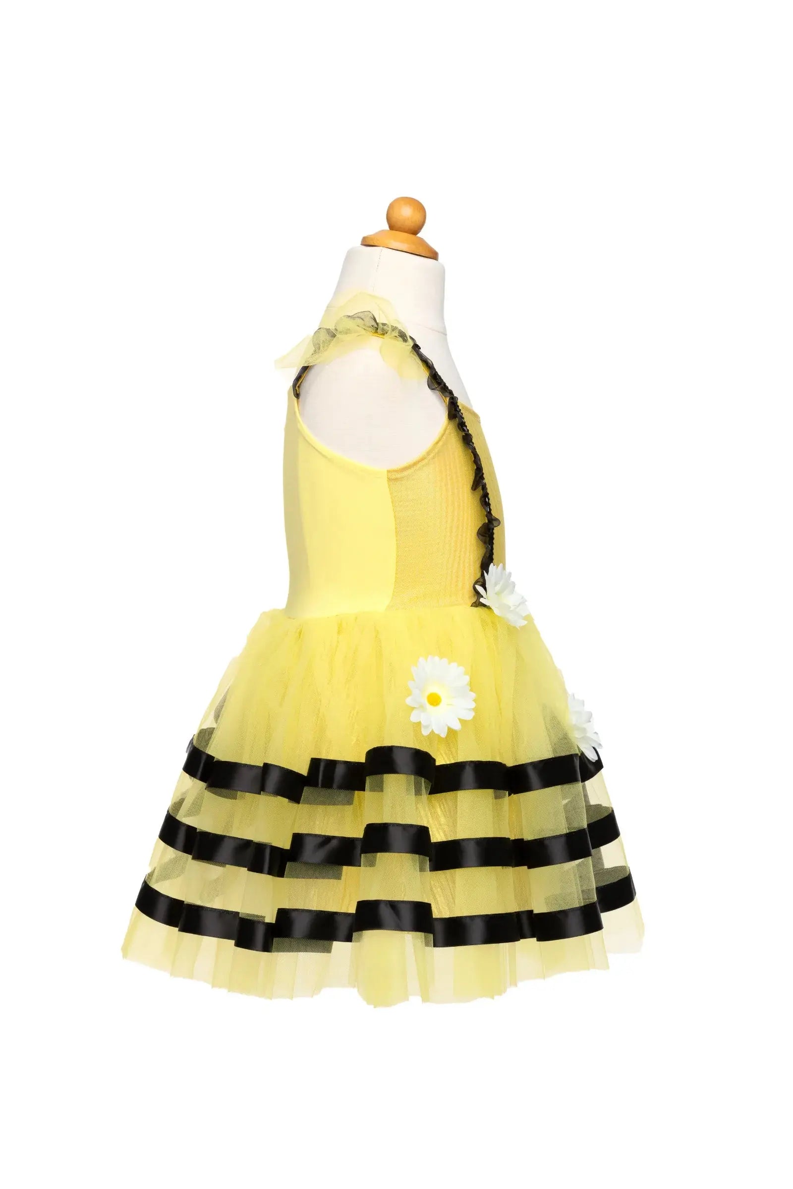 BUMBLE BEE DRESS & HEADBAND - 3-4 yrs Great Pretenders