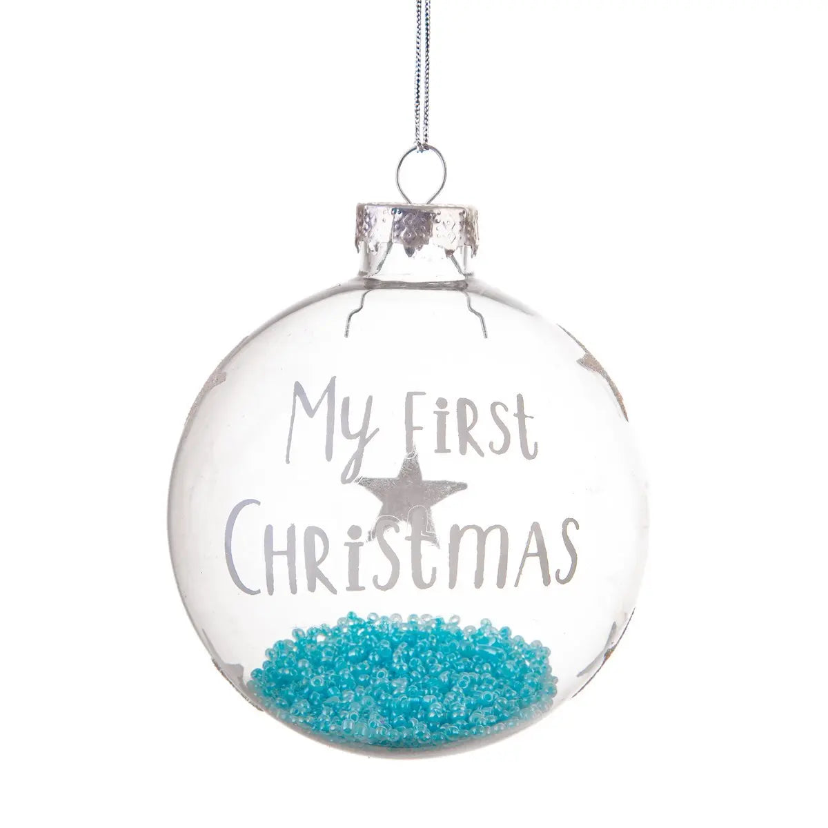 Baby Boy First Christmas Bauble - SASS & BELLE SASS AND BELLE