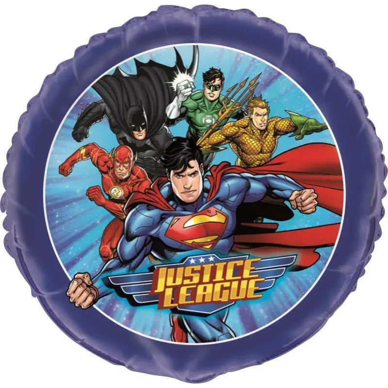 Ballon mylar JUSTICE LEAGUE 45 cm cotillons Alsace