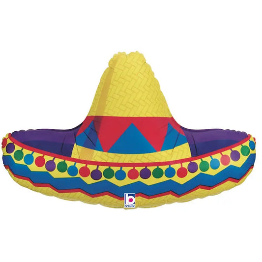 Balloon mexican hat sombrero grabo