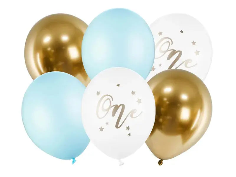 Balloons 30cm One Pastel Light Blue Partydeco