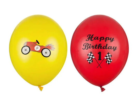 Balloons 30cm, Happy birthday, mix Partydeco