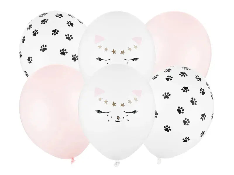 Balloons 30cm, cat, mix Partydeco