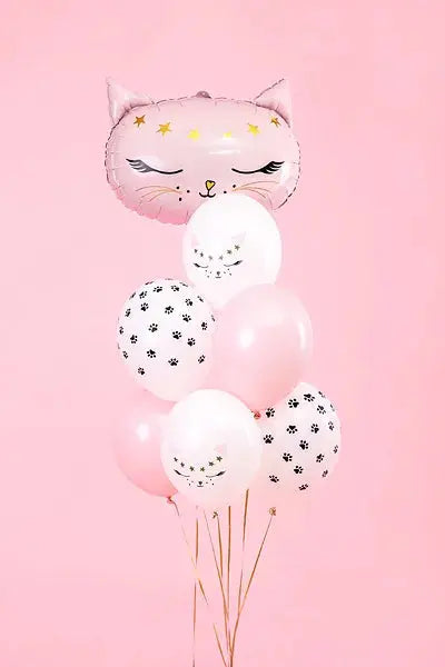 Balloons 30cm, cat, mix Partydeco