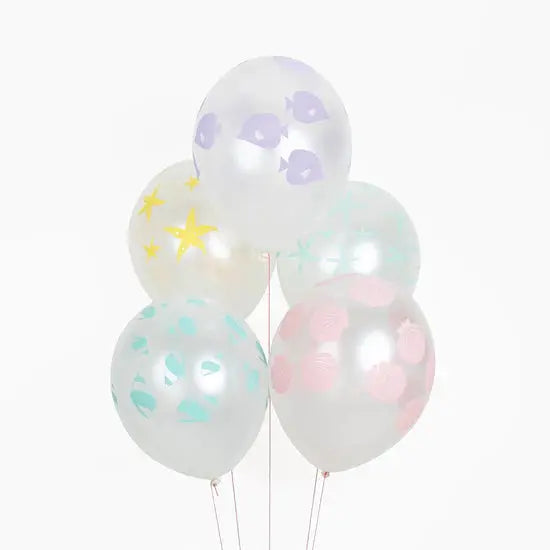 Balloons: 5 pastel mermaid balloons My Little Day