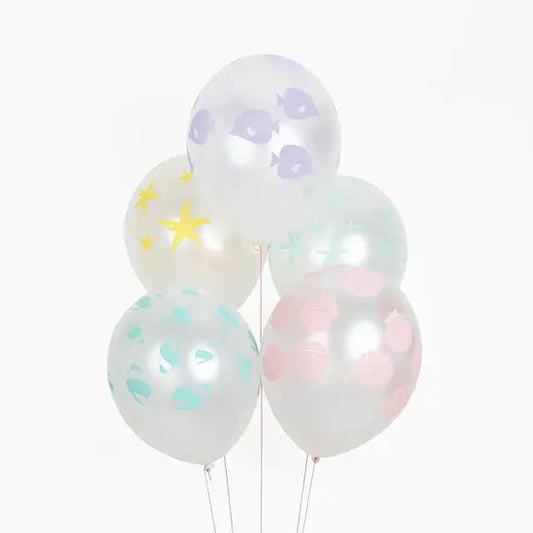Balloons: 5 pastel mermaid balloons My Little Day
