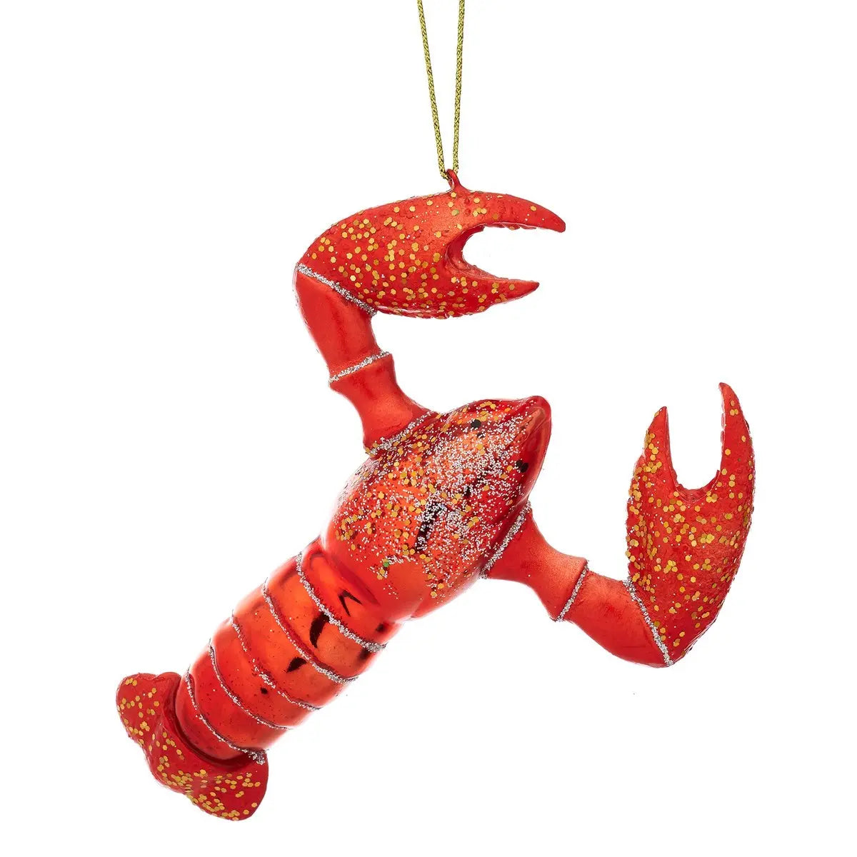 Beach Fun Lobster Shaped Bauble Red SASS AND BELLE