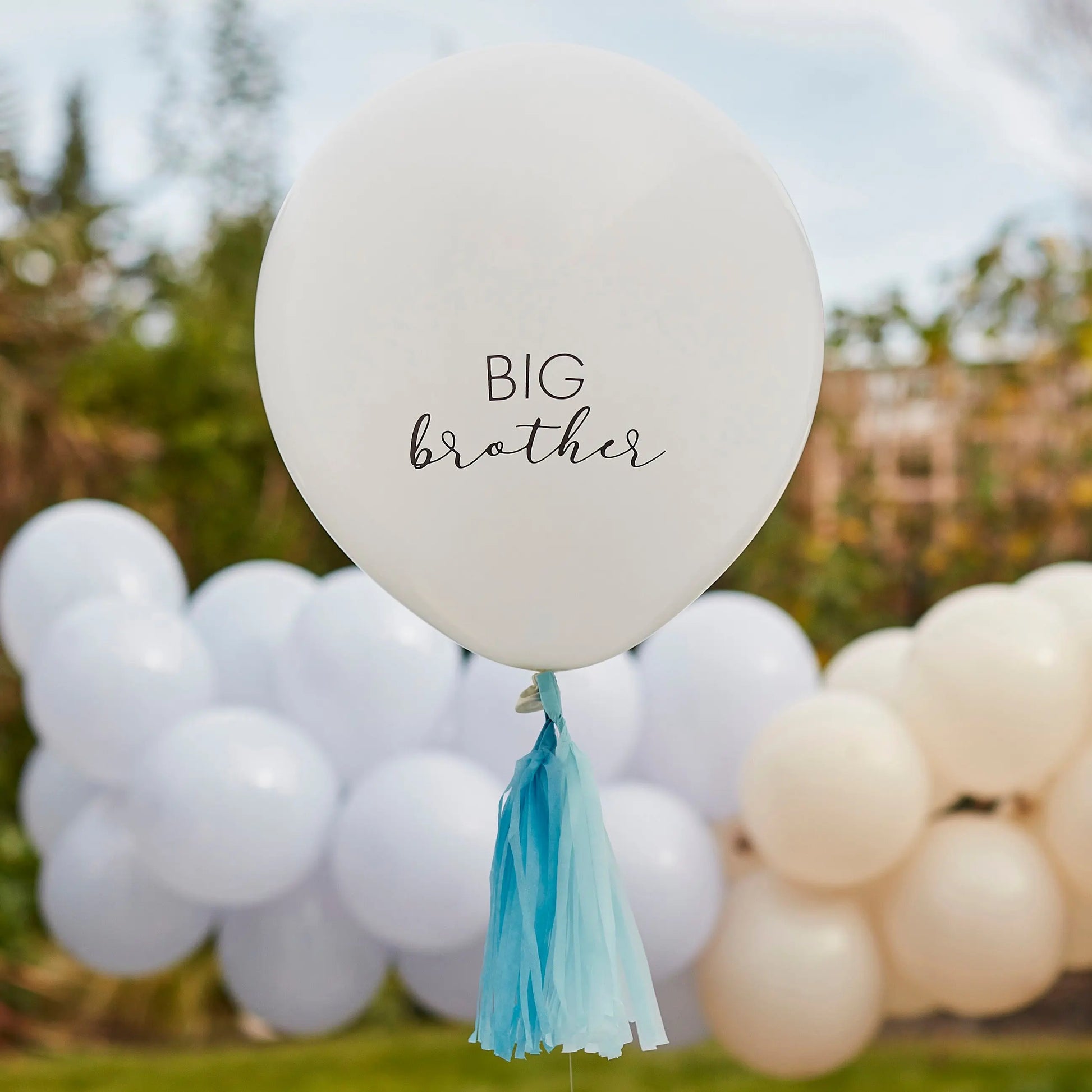 Big Brother Balloon with Blue Tassels Ginger Ray