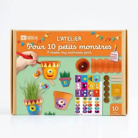 Birthday Box - 10 Little Monster Jars Radis et Capucine