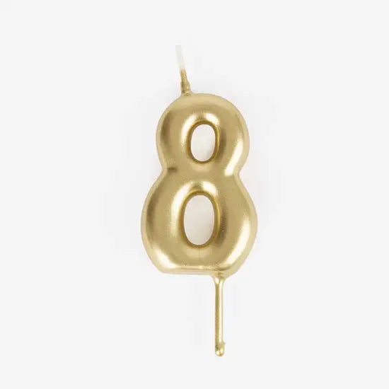 Birthday Candle - gold - pink - My Little day My Little Day