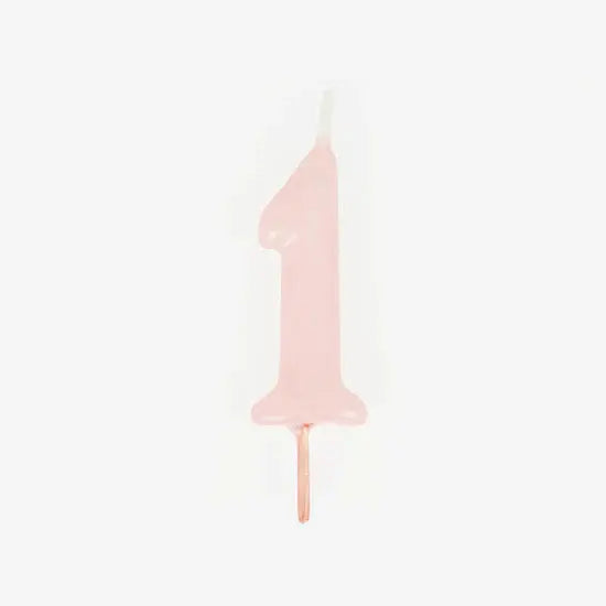 Birthday Candle - gold - pink - My Little day My Little Day