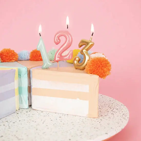 Birthday Candle - gold - pink - My Little day My Little Day