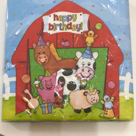 Birthday larg Napkins Unique
