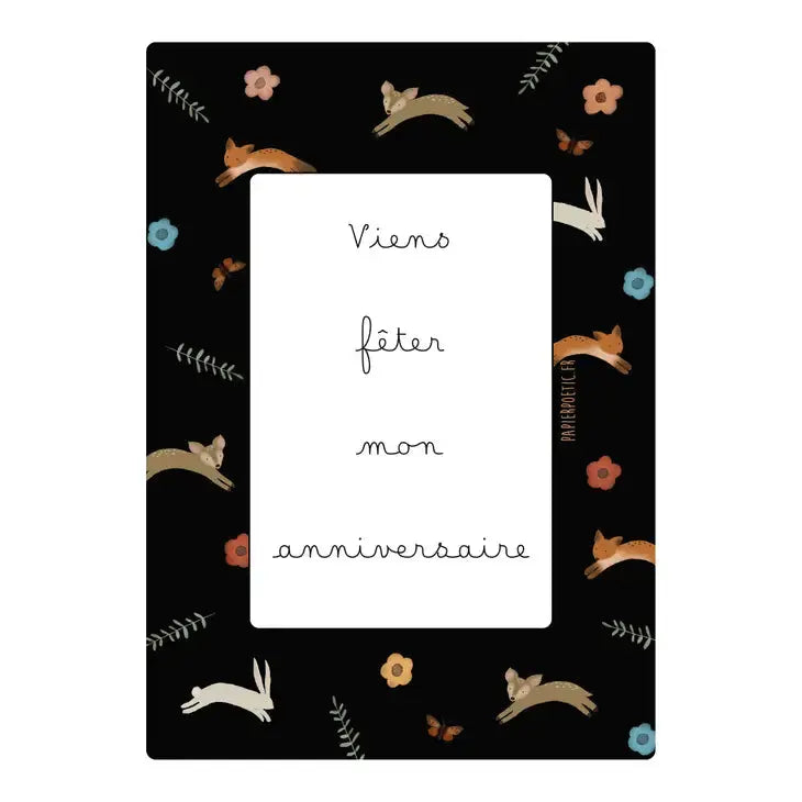 Black Forest Invitation Card Papier Poetic