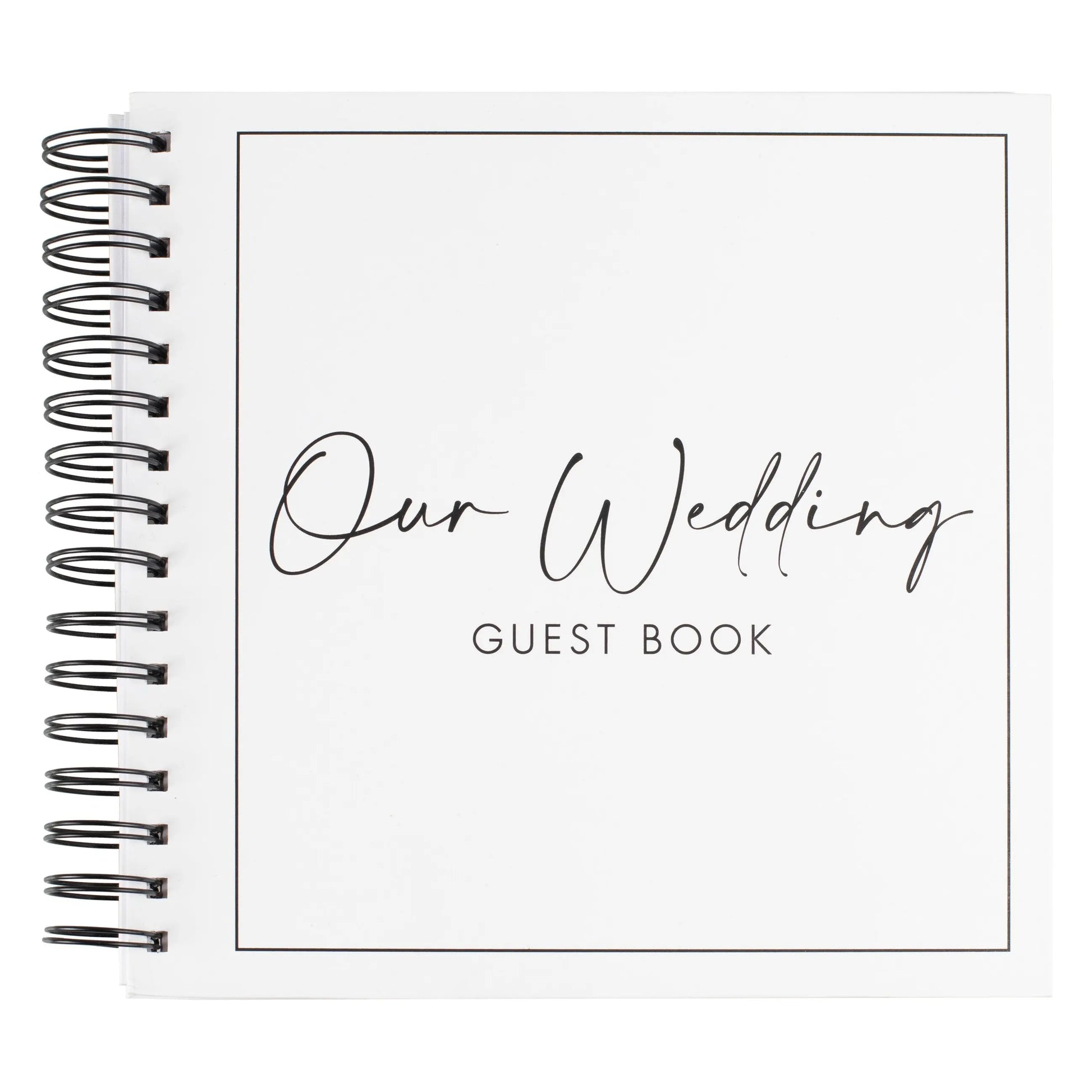 Black and White Wedding Guest Book Ginger Ray