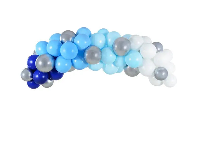 Blue Balloon garland Partydeco