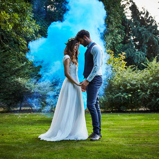 Blue Wedding Smoke Bomb Ginger Ray