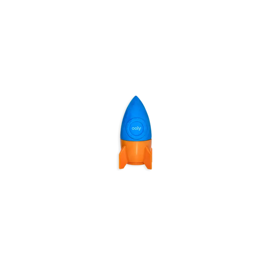 Blue blast off eraser sharpener blue OOLY